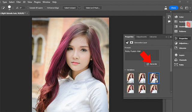 find and add other details to the hair