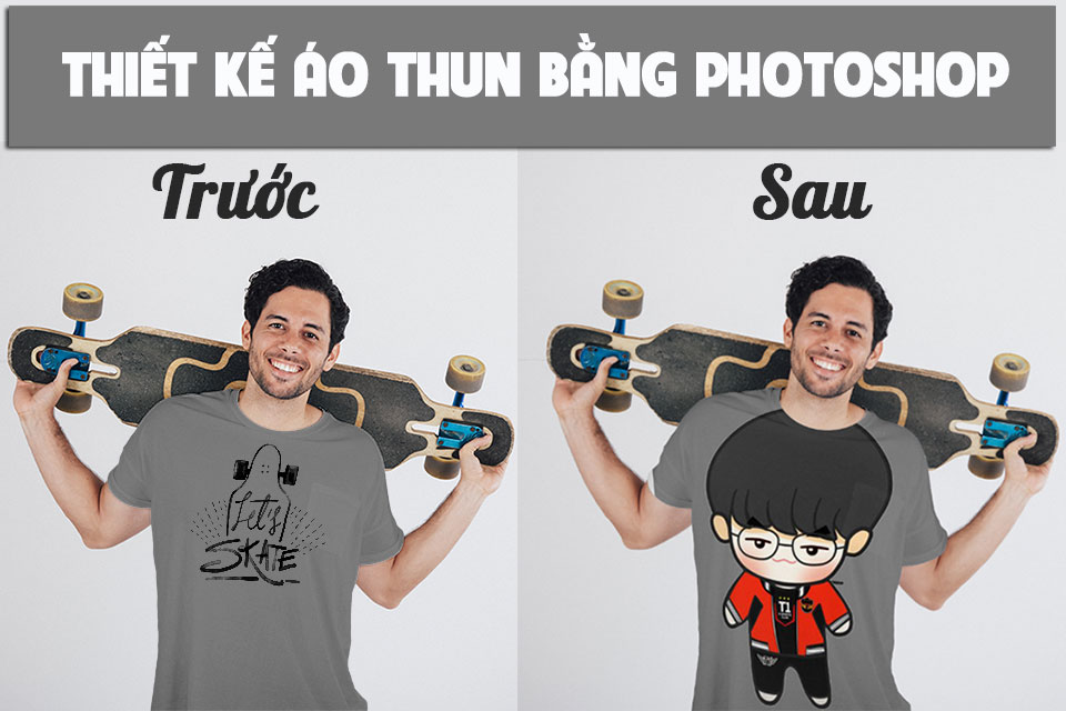 design T-shirts with Photoshop