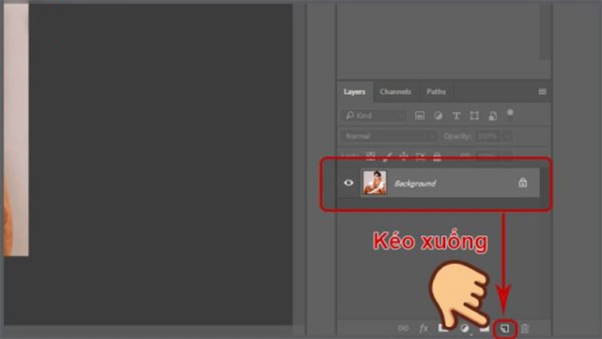 Press Ctrl+J to create a new layer