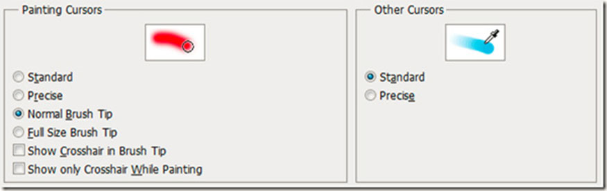 The cursor disappears or changes shape. 