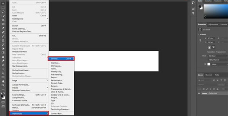 Photoshop automatically exits 