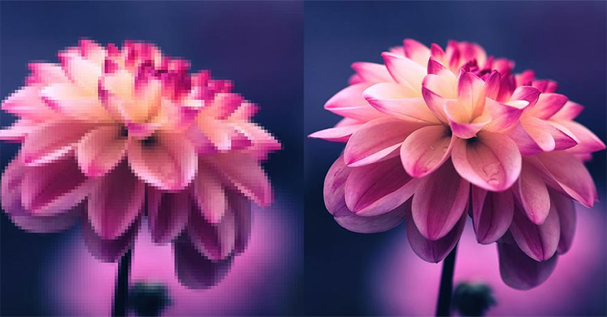 High image resolution