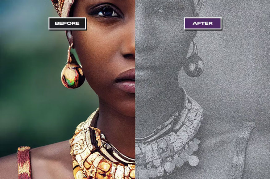 Artistic Smoke Portrait Effect