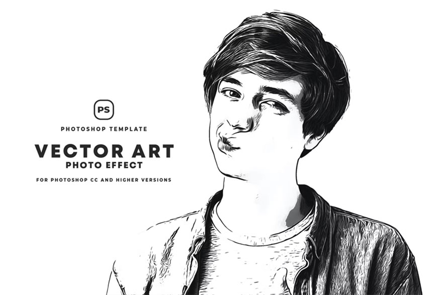 Doodle Mosaic Art Effect