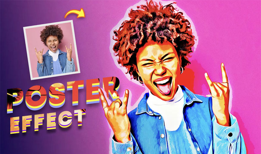 Soft Painting Poster Effect