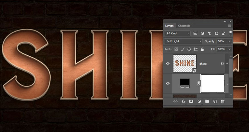 Click the Create new fill or adjustment layer icon at the bottom 