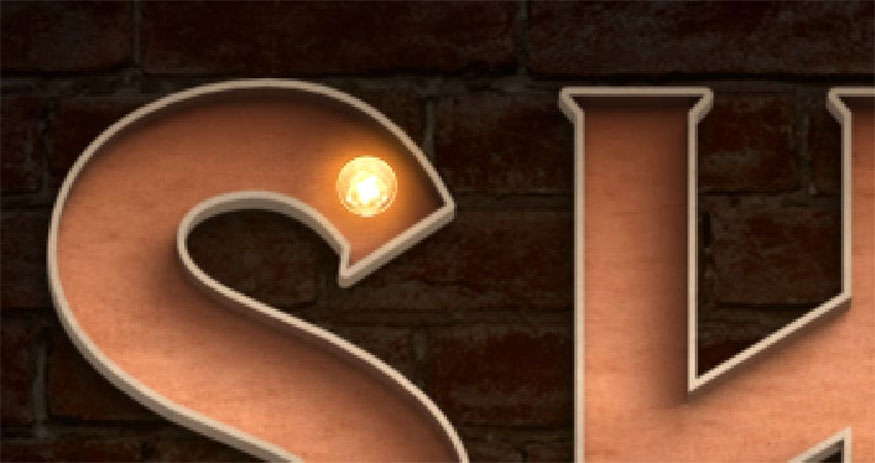 This will style the sign bulb.