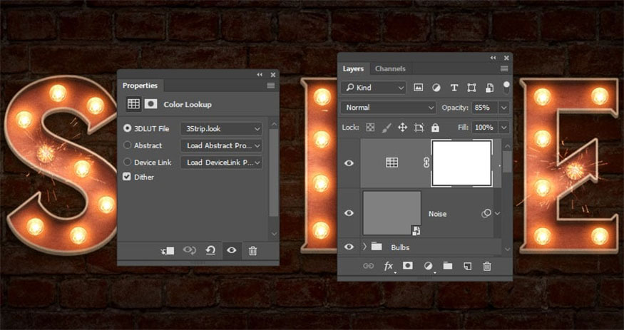 Add a Color Lookup adjustment layer