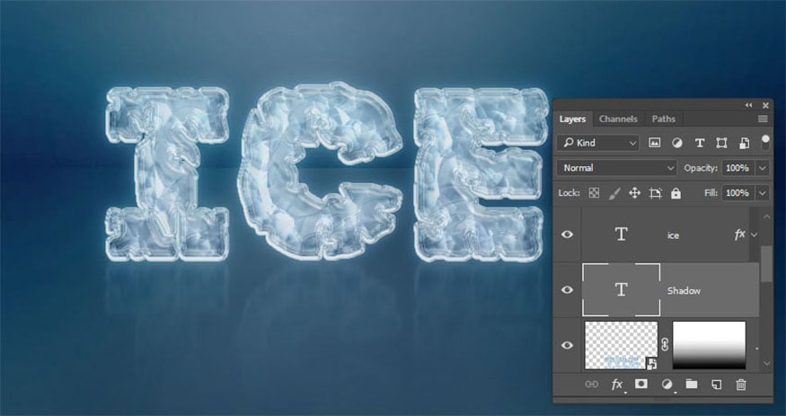 Duplicate the original text layer