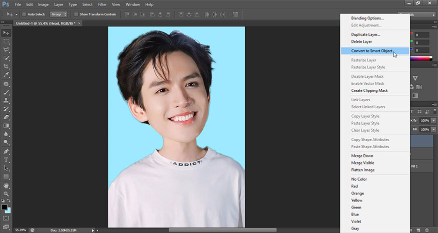 Convert to Smart Object