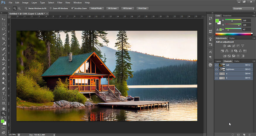 duplicate the Background layer